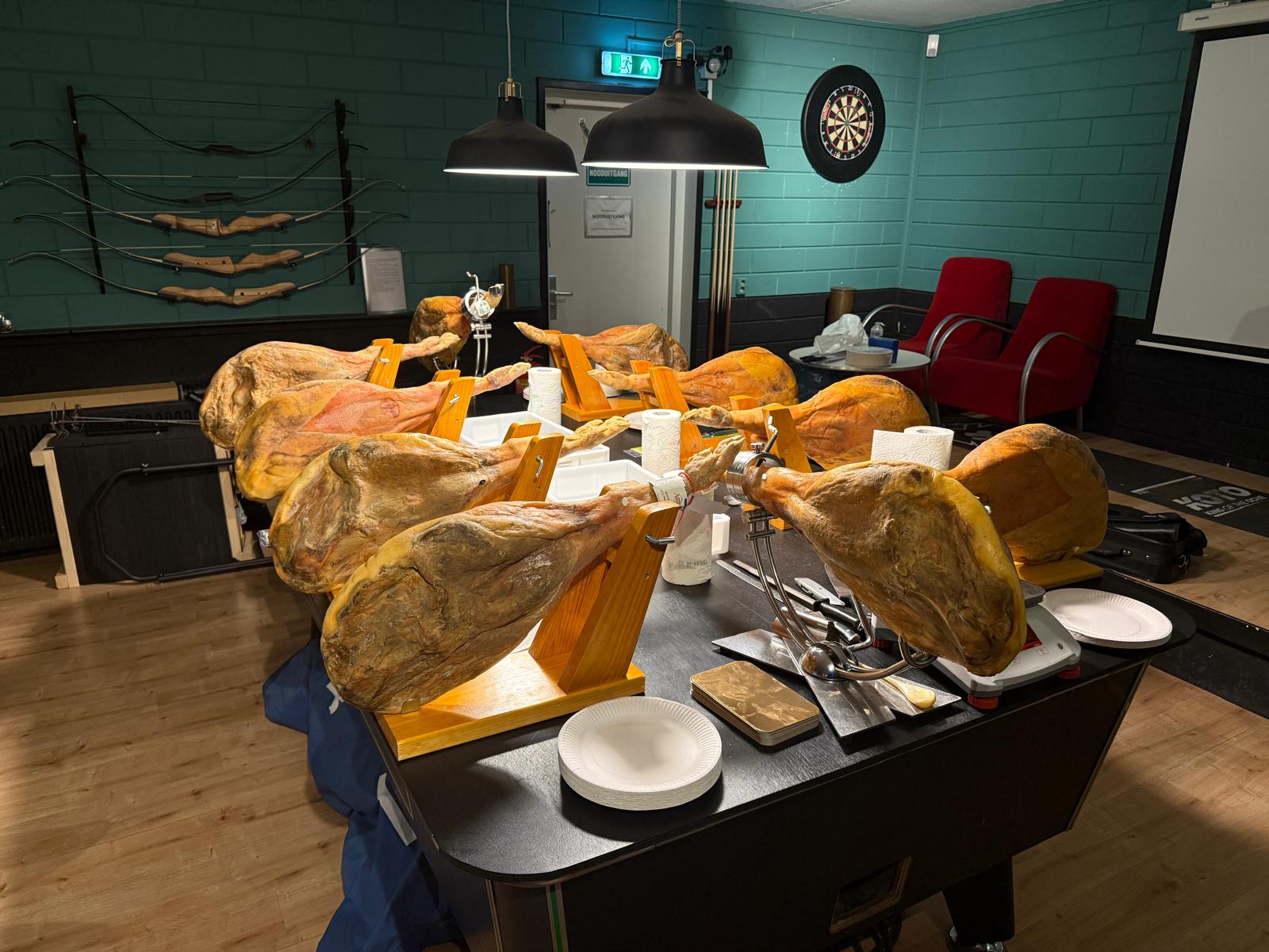 Workshop jamón snijden – detail / sfeer