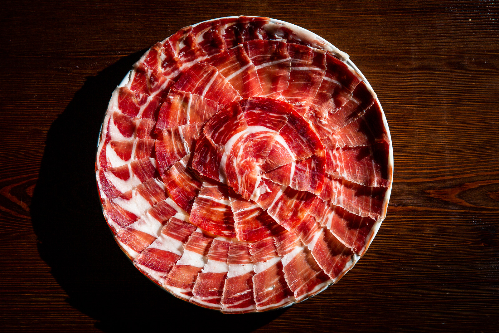 Luxe bord met jamón