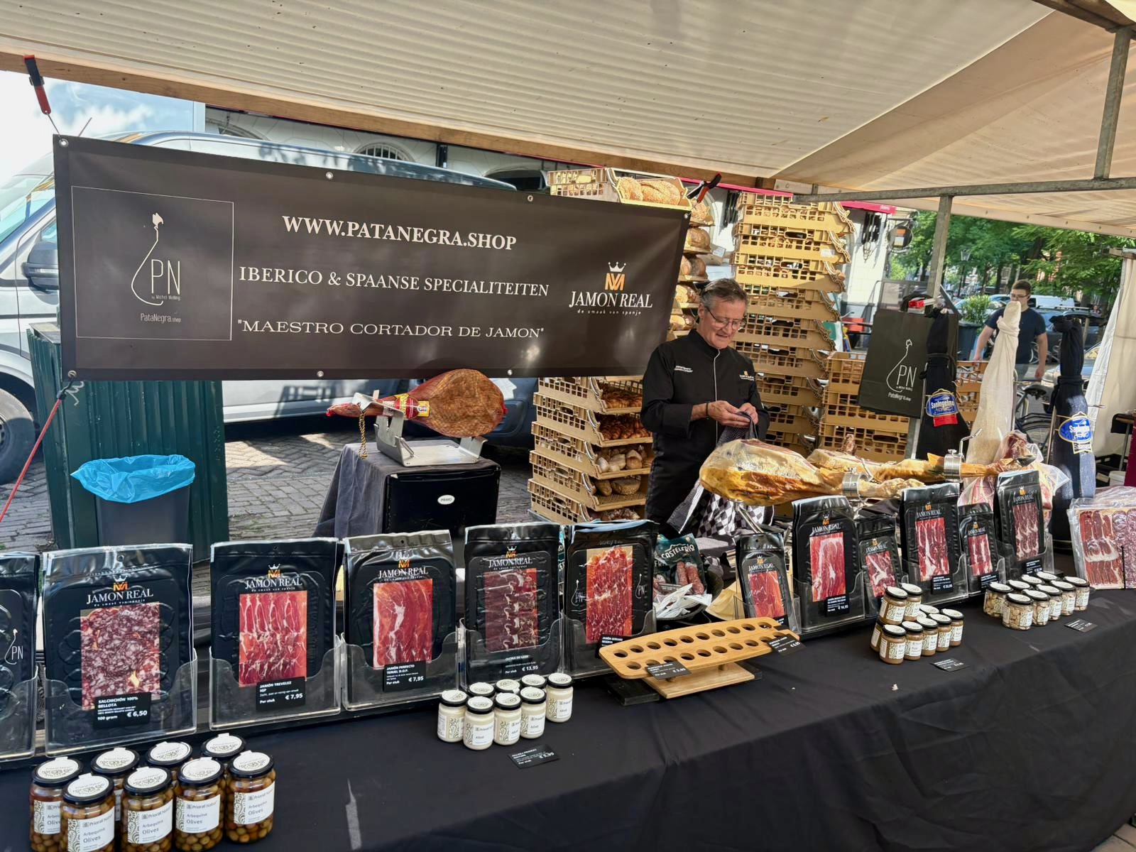 PataNegra op de markt