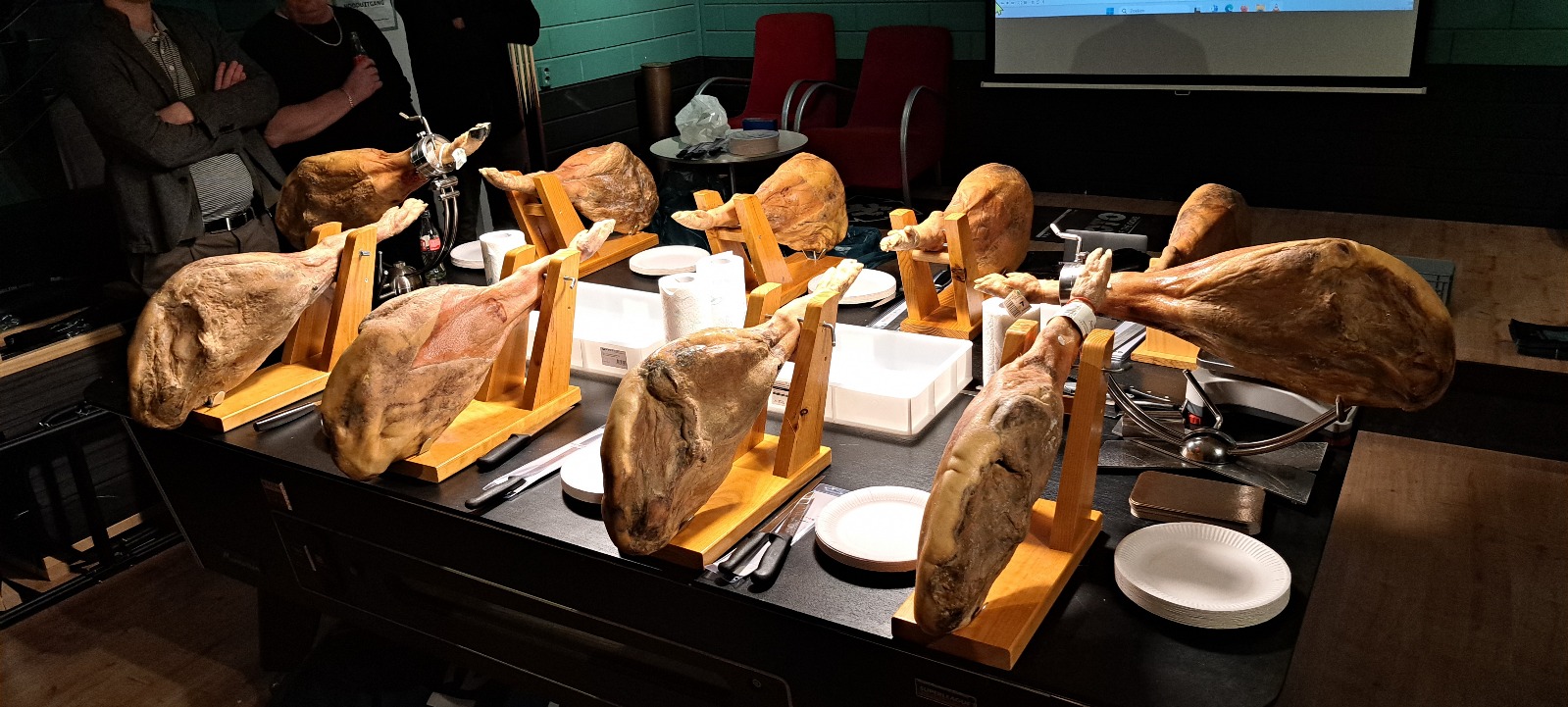 Workshop jamón snijden – presentatie / snijmoment